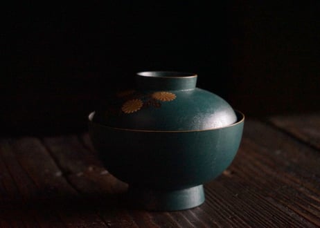 やのさちこ / 1 仙才型菊蒔絵吸物椀