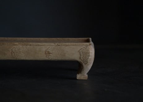 菅野 和正 / 8　栗  茶杯台脚付　42cm