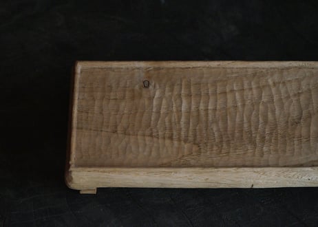 菅野 和正 / 8　栗  茶杯台脚付　42cm
