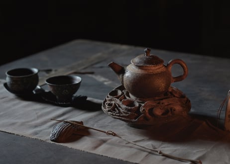 B. 茶の露と蓮弁 ２点セット  〜烏龍茶〜