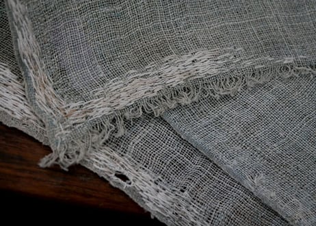 B1- 6.  星潮 -hoshiushio-  ~ 古布と茶染め刺繡 ~ / 橘 美彩