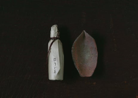 茶の露と蓮弁 ２点セット  〜ほうじ茶〜