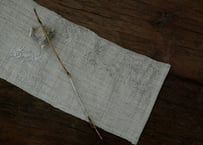 B1-4 .  時雫 -tokishizuku-  ~ 古布と茶染め刺繡 ~ / 橘 美彩