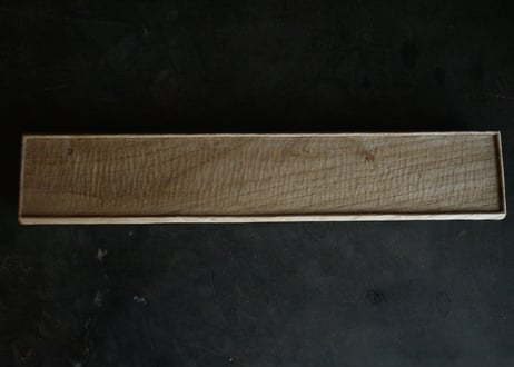 菅野 和正 / 8　栗  茶杯台脚付　42cm
