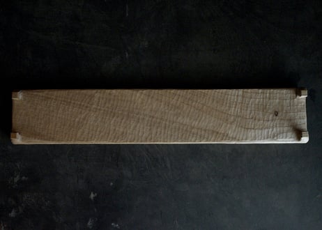 菅野 和正 / 8　栗  茶杯台脚付　42cm