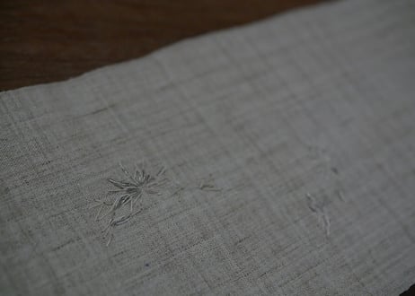 B1-4 .  時雫 -tokishizuku-  ~ 古布と茶染め刺繡 ~ / 橘 美彩