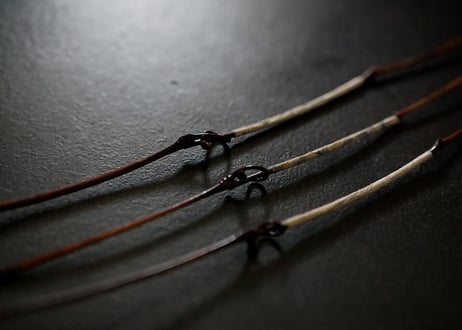 B1-1.    樹暦 -kigoyomi-（ 3-Piece Set）　~ 古布と茶染め刺繡 ~ / 橘 美彩