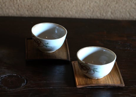菅野 和正 / 27　【 数量限定 受注制 / 納期2〜3ヶ月 】茶托・豆皿　桜  鉄媒染  / 無垢