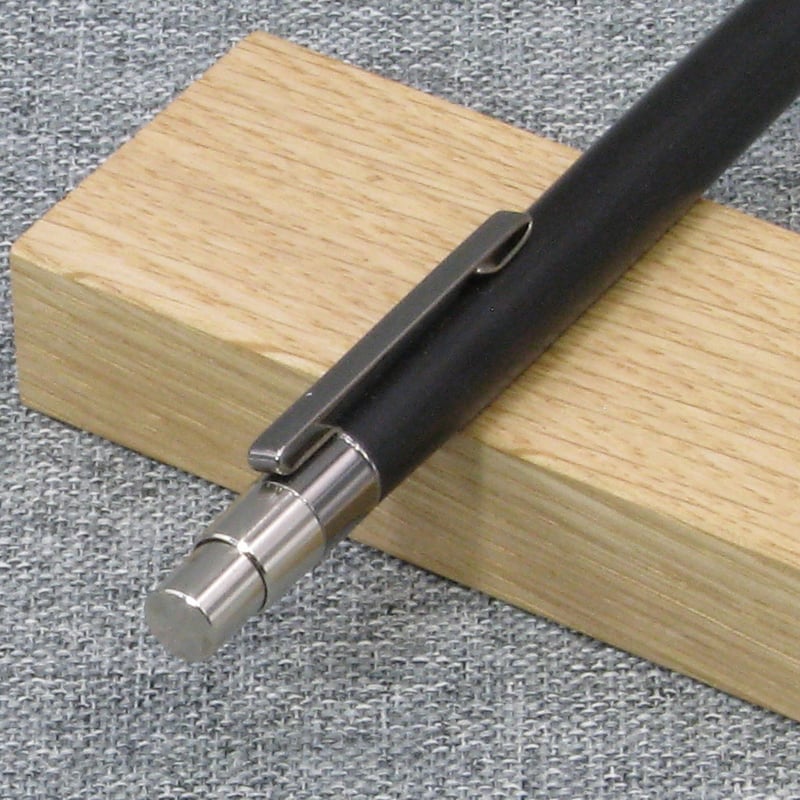 まーきちpmg用木軸+12角軸+ステンレススリット+ノックボタン ALLPARTS ( オールパーツ ) MK-3338-000 Black and Chrome Concentric