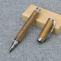 マグネットキャップボールペン　黄金檀　bocote