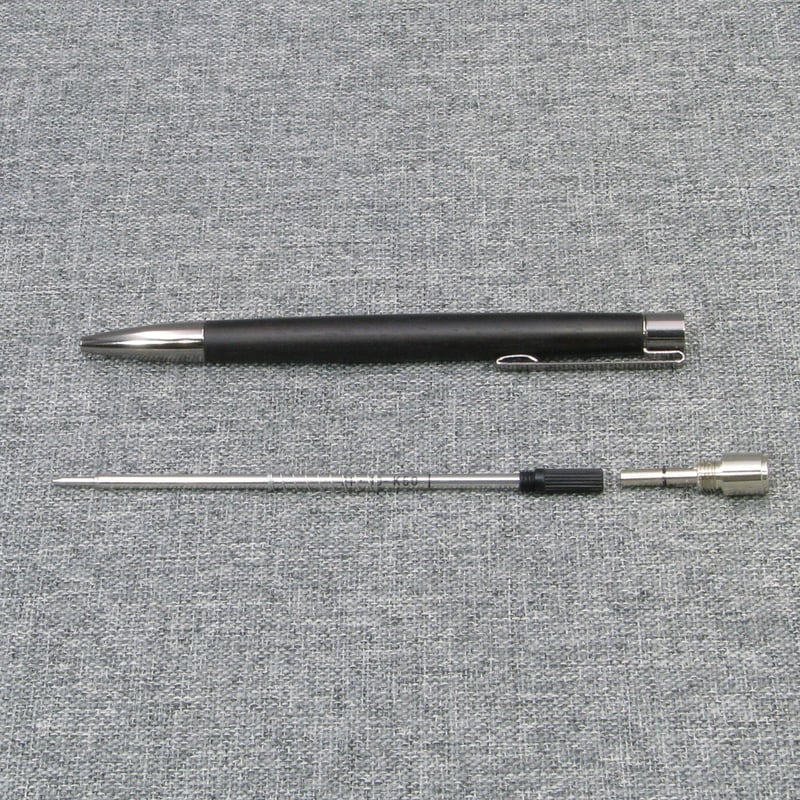 まーきちpmg用木軸+12角軸+ステンレススリット+ノックボタン ALLPARTS ( オールパーツ ) MK-3338-000 Black and Chrome Concentric