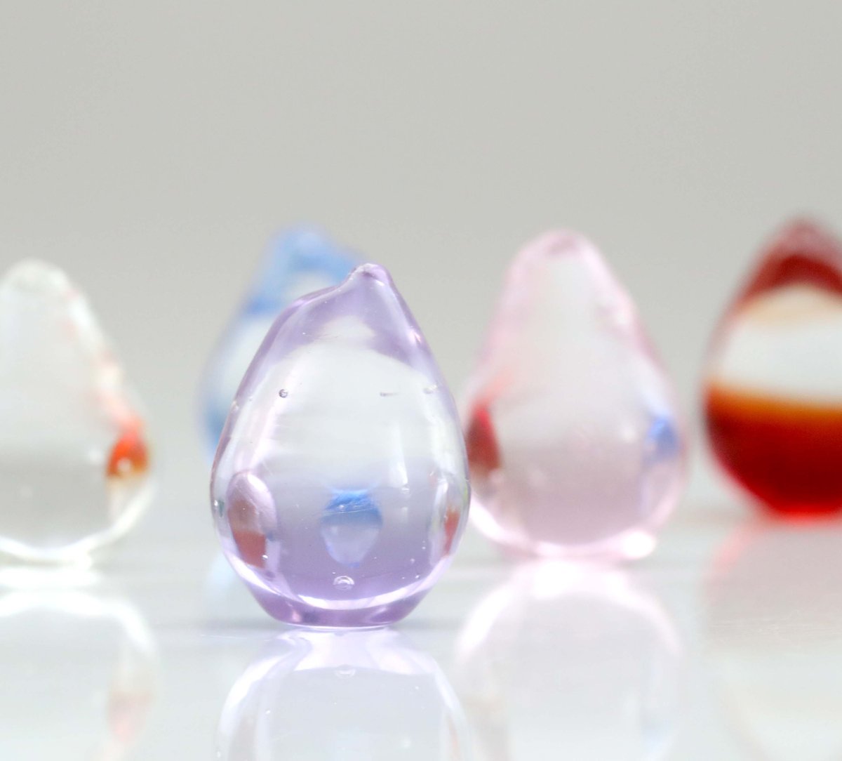 ガラスのプチオブジェ 「虹の雫」 ＊一粒のお値段です＊ | 創作工房