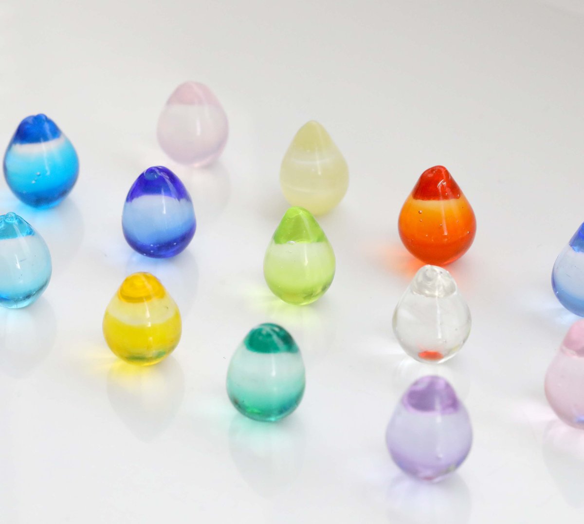 アート ガラス しずく 雫 オブジェ 硝子 art glass 置物 チェック it445-stdr_thum.jpg