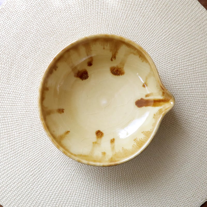 SALE】流れる飴色の片口鉢 | 創作工房 あめつち薫る