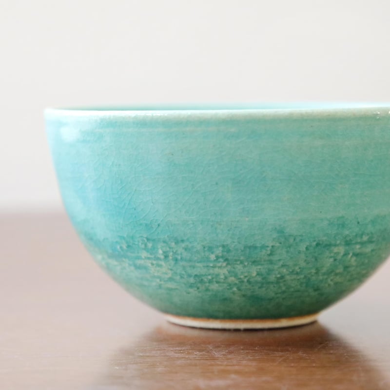 トルコ青釉の飯碗 ＊ 6 | 創作工房 あめつち薫る