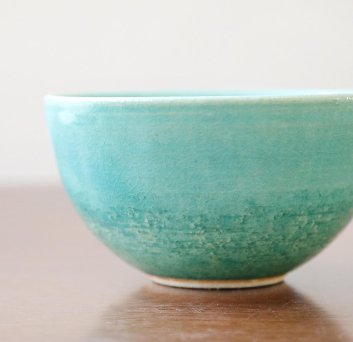 トルコ青釉の飯碗 ＊ 6 | 創作工房 あめつち薫る