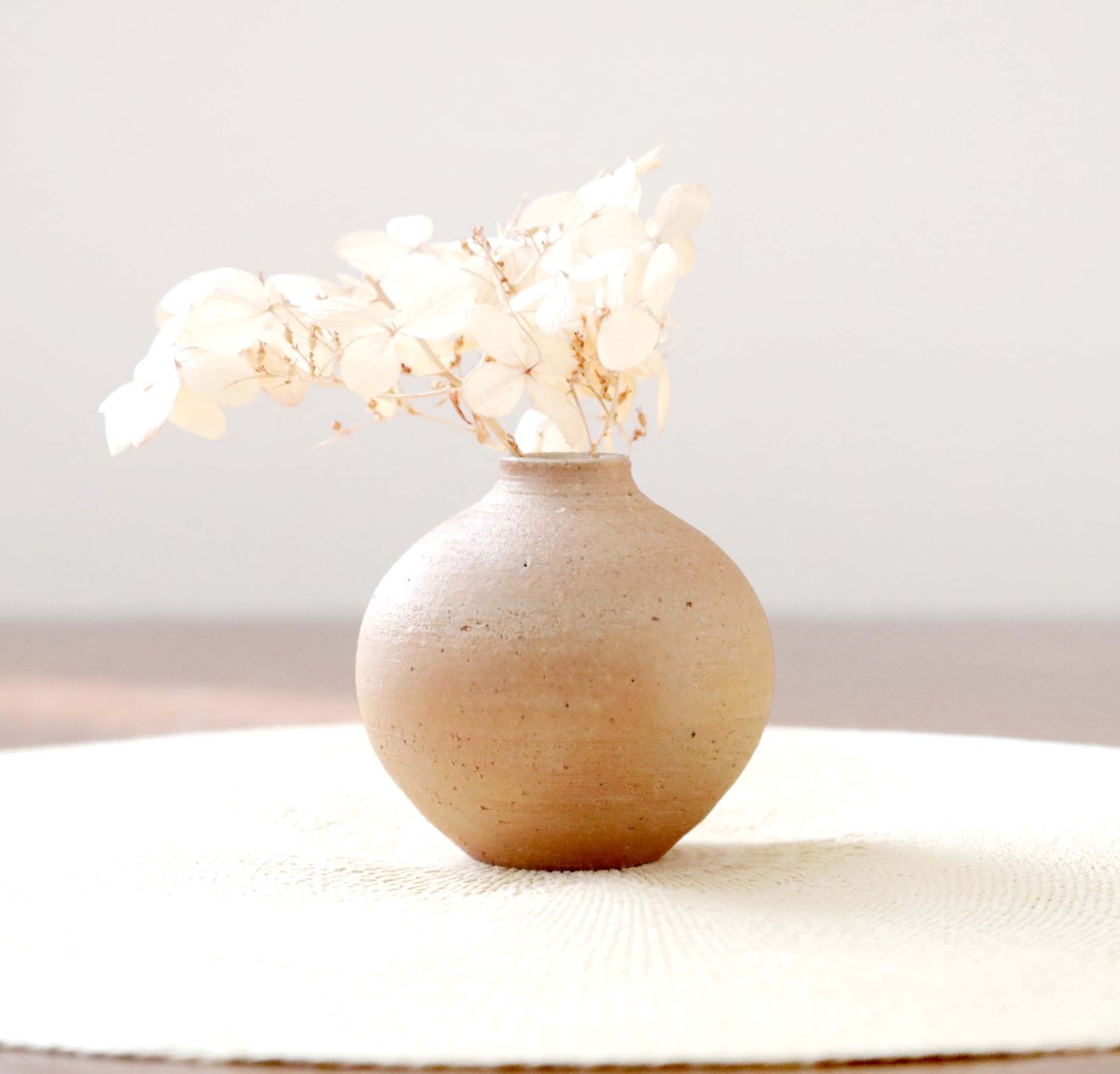 陶芸 花瓶 一輪挿し 焼締め 銘あり 陶芸 花瓶 一輪挿し 焼締め 銘あり 焼き締め 一輪挿し③ | 牧野窯