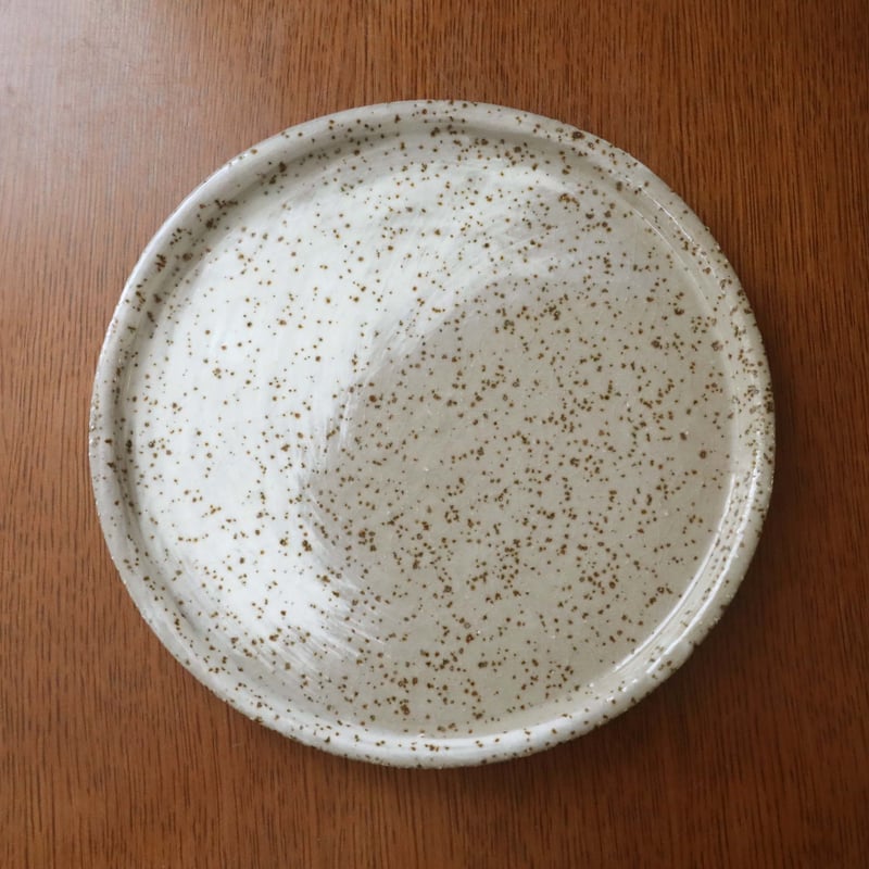 【あがの　灰釉刷毛目組皿】 23ed0c263ce2378fbc85b799572cc5