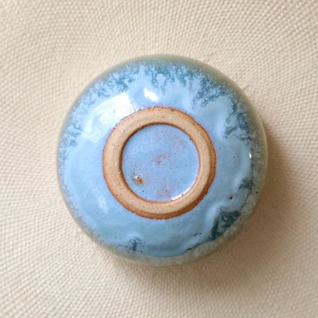 【SALE】マット釉と水色釉薬のかけ分けボウル