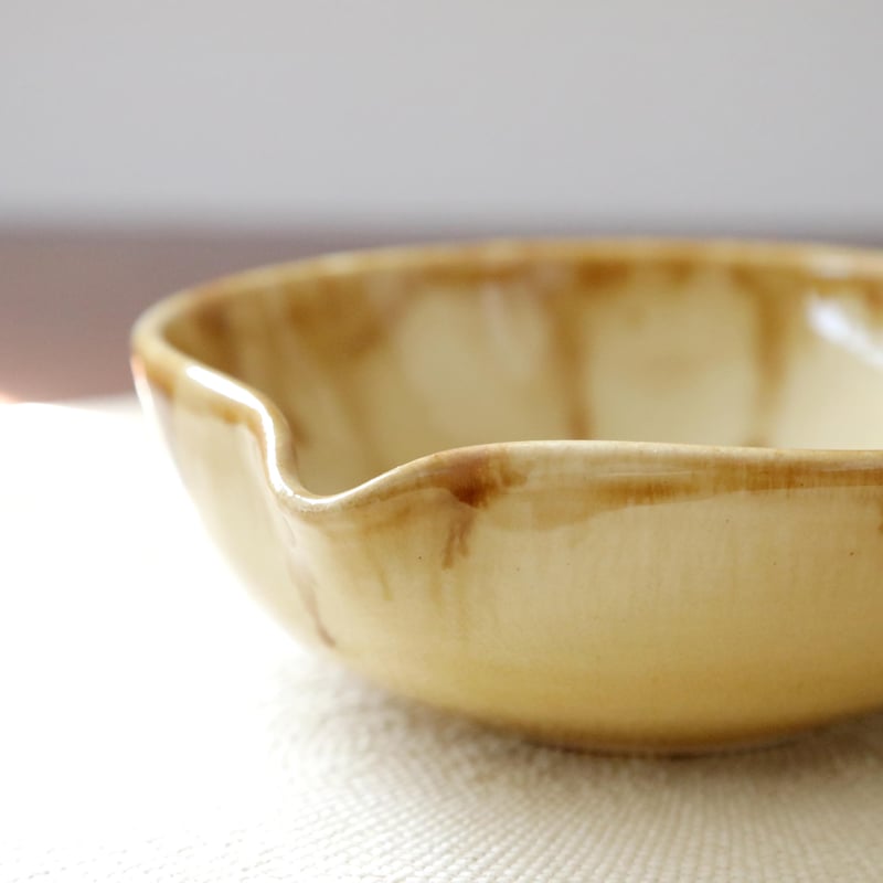 工房あめつち　小鉢１枚　新品未使用 SALE】流れる飴色の片口鉢 | 創作工房 あめつち薫る