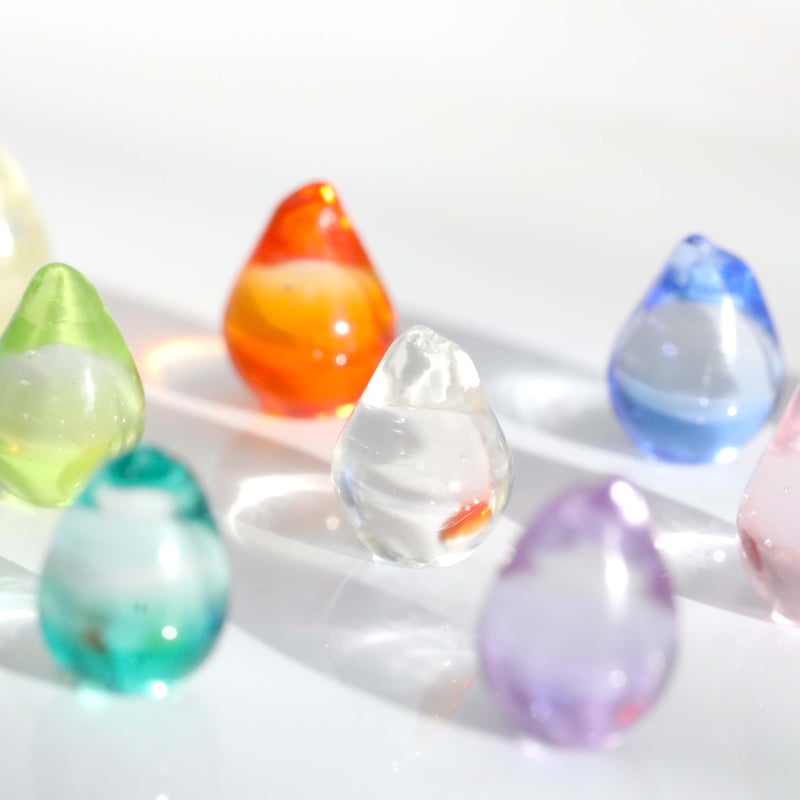 ガラスのプチオブジェ 「虹の雫」 ＊一粒のお値段です＊ | 創作工房