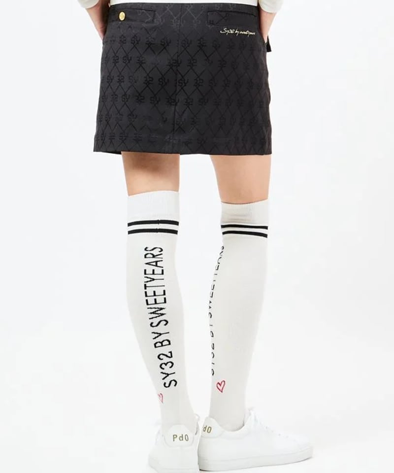 SY32 by SWEET YEARS GOLF】STRETCH JACQUARD 4 PO