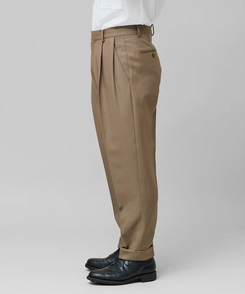 colon CPT-1 2out-Pleats スラックス ストレッチチノ 3 colon CPT-1 2out-Pleats スラックス ストレッチチノ 3