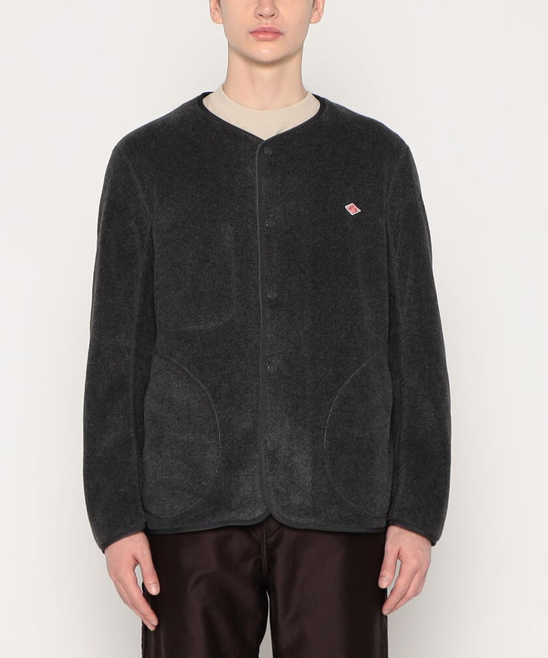 DANTON】FLEECE COLLARLESS JACKET | MICHELLE STORES