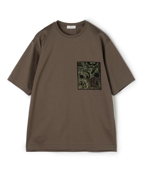 【TOMORROWLAND MEN 】コットンプリントポケットTシャツ