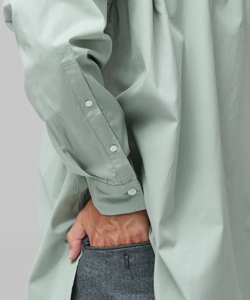 colon】CSH-1 / 1in-Pleats Longshirt - Cotton B