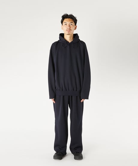 【N.HOOLYWOOD】DRAWSTRING HOODED SWEATSHIRT BLACK