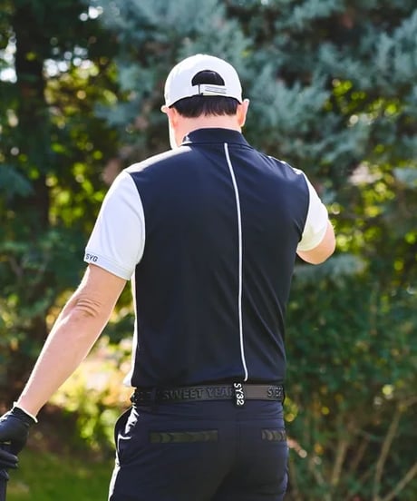 【SY32 by SWEET YEARS GOLF】LASER ZIP UP POLO