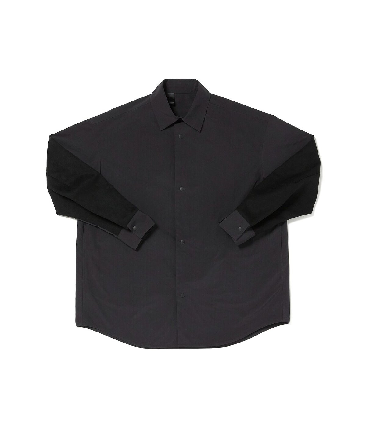 【美品】N.HOOLYWOOD ブラックシャツ N. Hoolywood フラップポケットシャツ 36サイズ ブラック - メルカリ