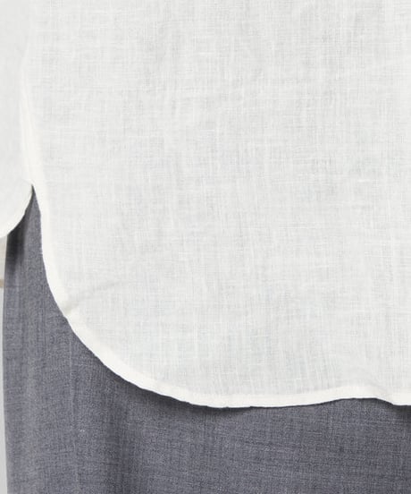 【:colon】CSH-4 – 1/60 Linen Cloth – Ivory / ダブルポケット シャツ