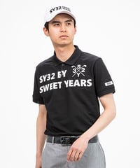 【SY32 by SWEET YEARS GOLF】BIG LOGO KANOKO POLO