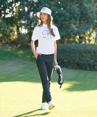 【SY32 by SWEET YEARS GOLF】STRETCH SOFT DOUBLE CLOTH LINE PANTS