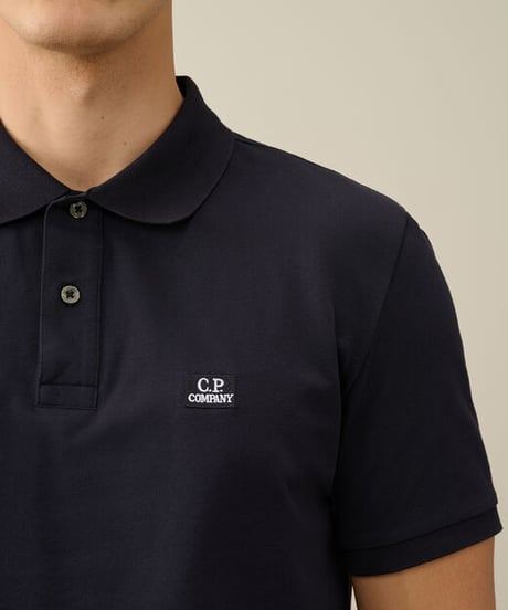【C.P.COMPANY】Stretch Piquet Slim Polo Shirt