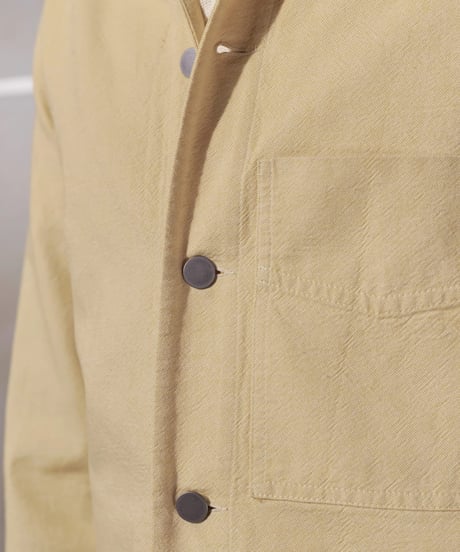 【About Companions】Workwear inspired light jacket Asir in yellow