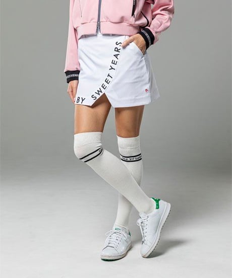 【SY32 by SWEET YEARS GOLF】WOVEN DOUBLE FACE SKIRT