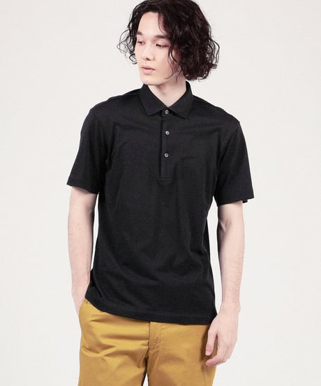 【TOMORROWLAND MEN】コットンメッシュ ポロシャツ