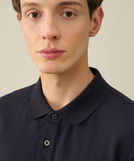 【C.P.COMPANY】Stretch Piquet Slim Polo Shirt
