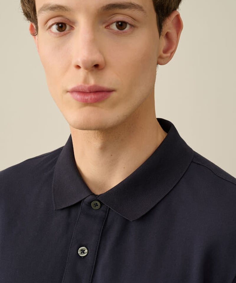 C.P.COMPANY】Stretch Piquet Slim Polo Shirt | M