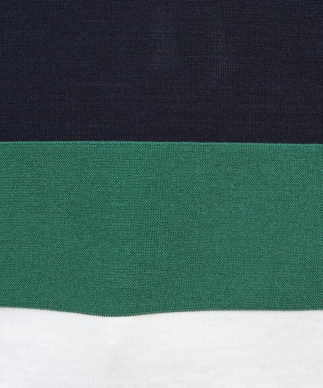 【TOMORROWLAND MEN】TRICOT コットンナイロン パネルラインニットTシャツ