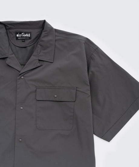 【WILD THINGS】OPEN COLLAR POCKET SHIRTS