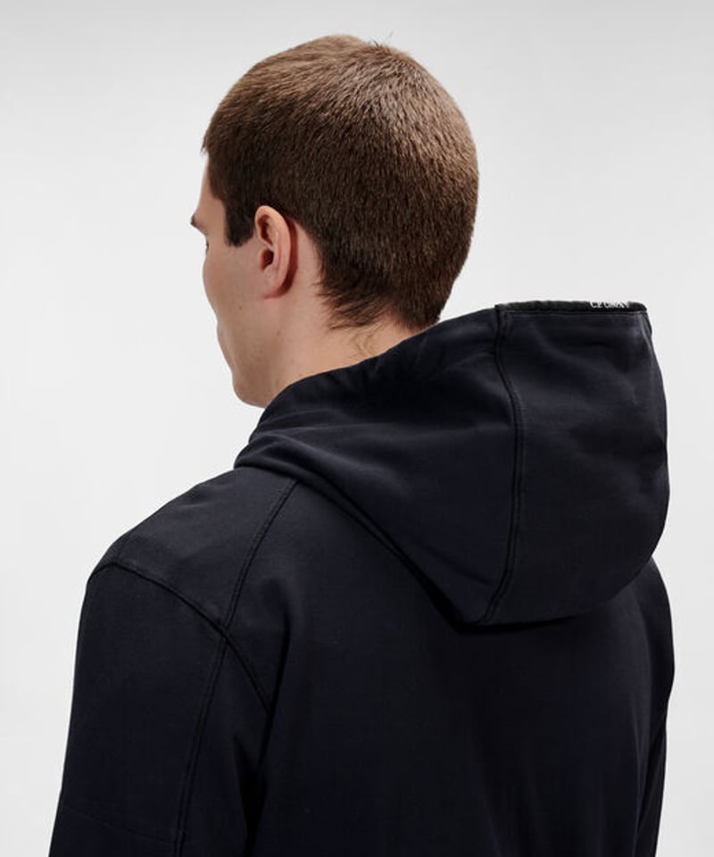 C.P.COMPANY】Light Fleece Zipped Hoodie | MICHE