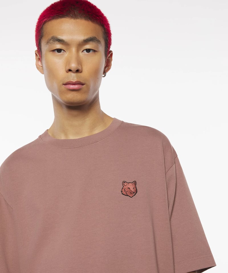 MAISON KITSUNE】BOLD FOX HEAD PATCH OVERSIZE TE