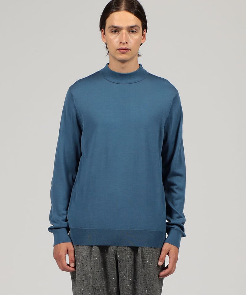 TOMORROWLAND TRICOT】 スーパーファインメリノウール モックネック