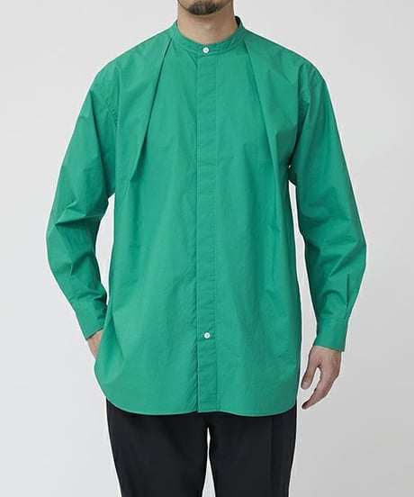 【:colon】1in-Pleats Longshirt - 120/2 Typewriter