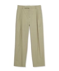 【:colon】2out-Pleats Pants - Cotton Typewriter