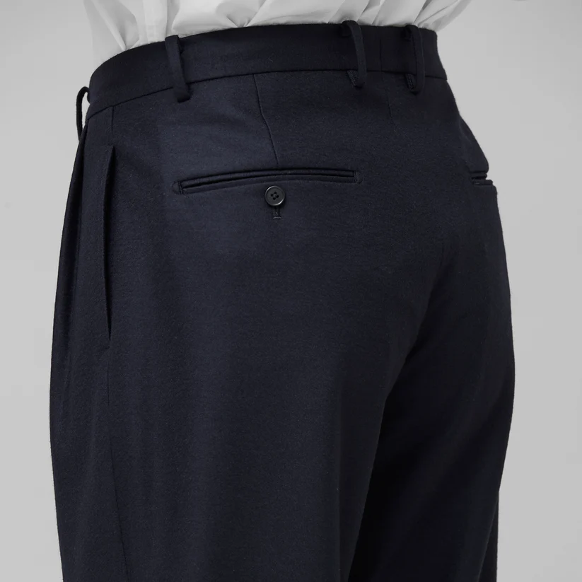 colon】CPT-17/ Box-Pleats Pants -Wool Melton |